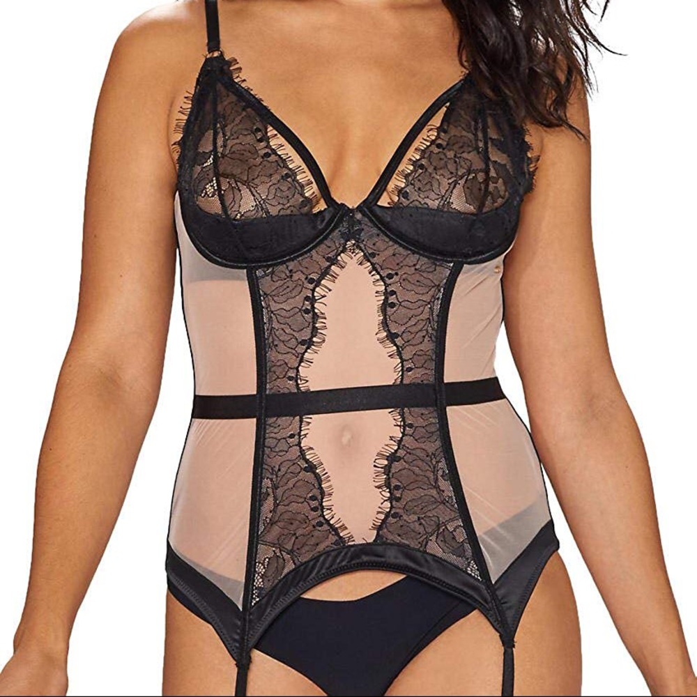 Bluebella Bustier with Garters